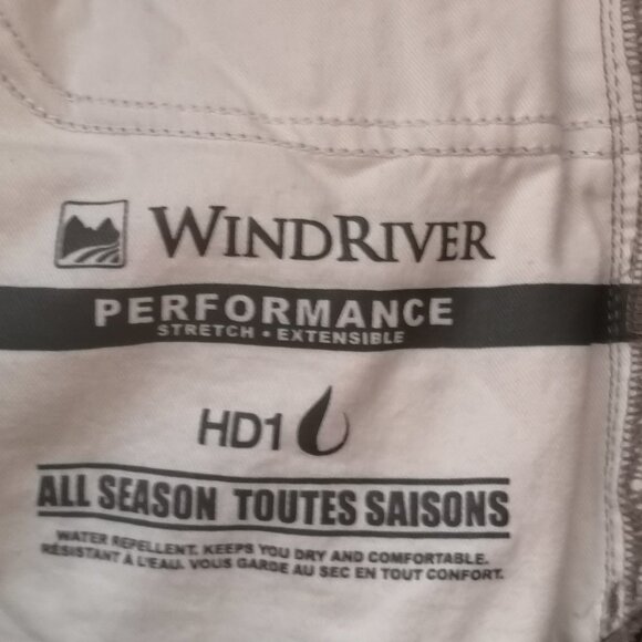 Wind River Performance Stretch Men's Size 32/30 Water Repellant Casual Pants - Picture 5 of 9